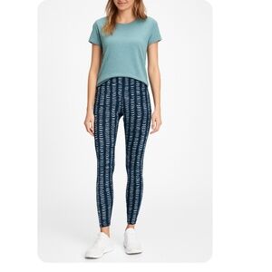 HOLLISTER Blue Tribal Print Leggings Size Small
